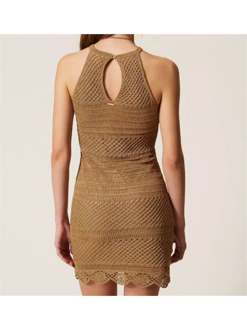 SHORT DRESS TWIN SET | 261TT317013452 CORK